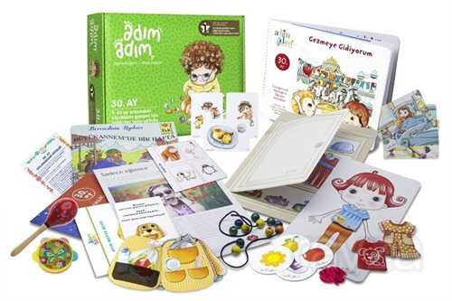 Adım Adım Bebek Eğitim Seti 30. Ay - Adım Adım Bebek Eğitim Setleri Yayınları