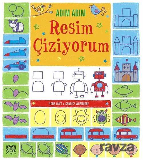 Adım Adım Resim Çiziyorum - 1001 Çiçek Kitaplar
