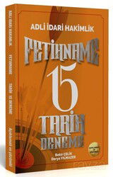 Adli İdari Hakimlik Fetihname Tarih 15 Deneme Çözümlü - Kişisel Yayınlar