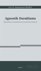Agnostik Duraklama - Araştırma Yayınları (Ankara)