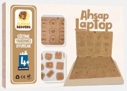 Ahşap Laptop Bilgisayar Boyanabilir (4+ Yaş) - Moonbeavers Oyuncak