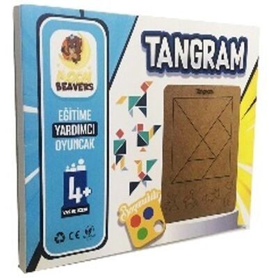 Ahsap Tangram Boyanabilir Saglikli Zeka Oyuncagi - 1