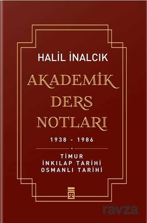 Akademik Ders Notları 1938-1986 - 1