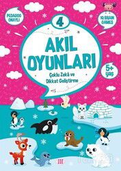 Akıl Oyunları 4 (5+ Yaş) - Dokuz Yayınları (Konya)