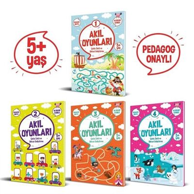 Akıl Oyunları Serisi (5+ Yaş) (4 Kitap Takım) - 1