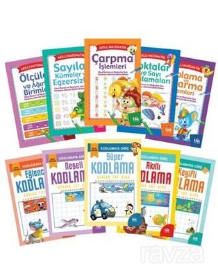 Akıllı Kodlama Ve Matematik Seti (10 Kitap) - 1