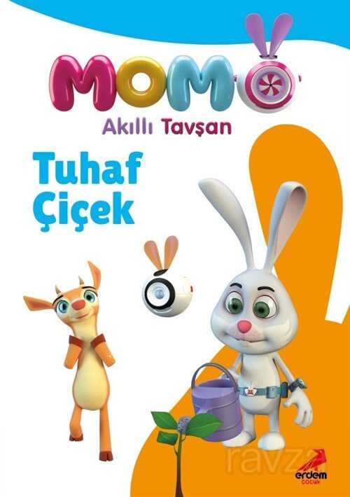 Akıllı Tavşan Momo / Tuhaf Çiçek - Erdem Çocuk Yayınları