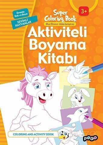 Aktiviteli Boyama Kitabı / Sevimli Hayvanlar - 1