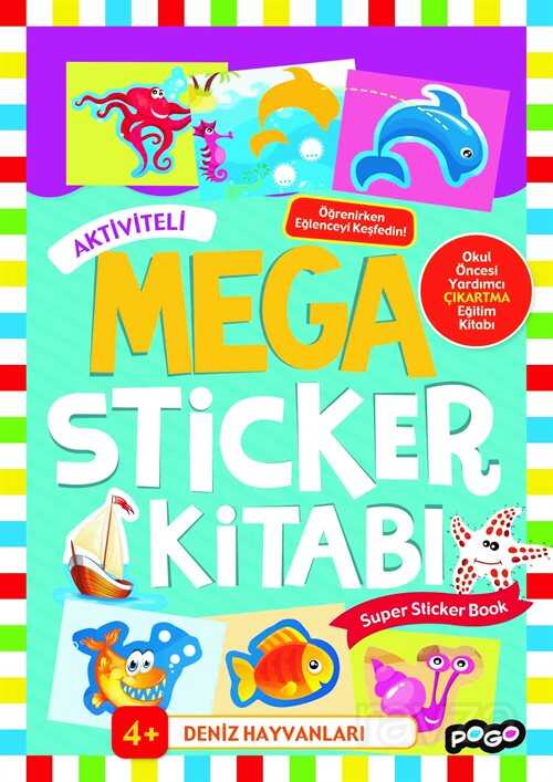 Aktiviteli Mega Sticker / Deniz Hayvanları - 1