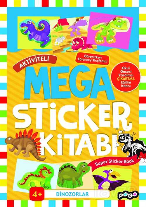 Aktiviteli Mega Sticker / Dinozorlar - 1