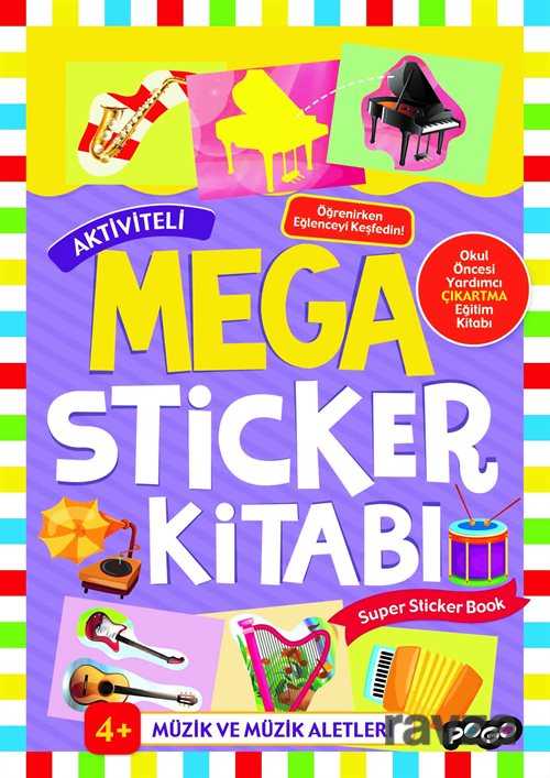 Aktiviteli Mega Sticker Kitabı / Müzik ve Müzik Aletleri - 1