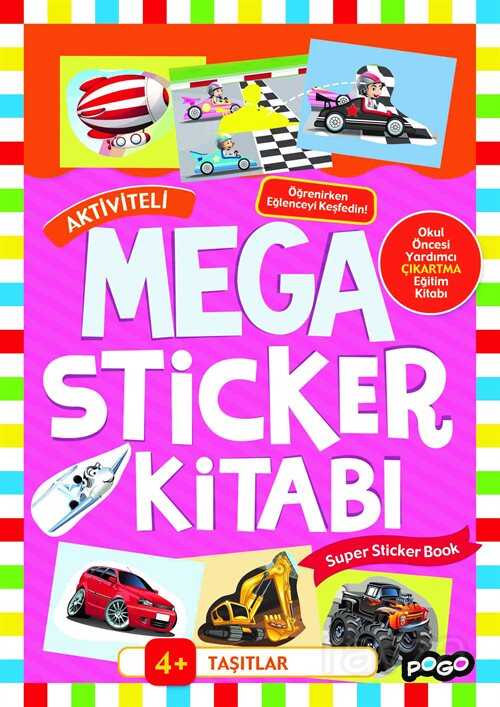 Aktiviteli Mega Sticker / Taşıtlar - 1