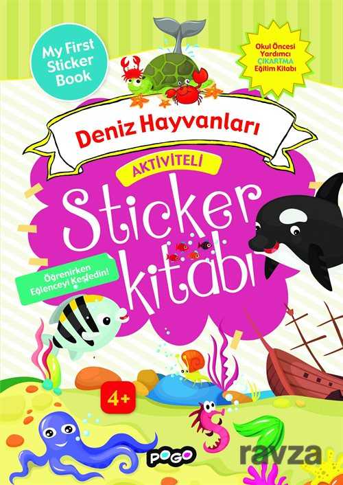 Aktiviteli Sticker Kitabı / Deniz Hayvanları - 1