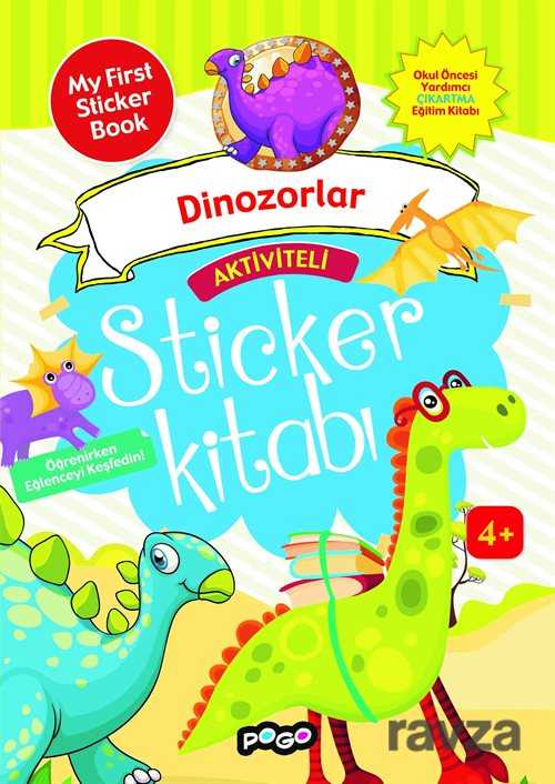 Aktiviteli Sticker Kitabı / Dinozorlar - 1