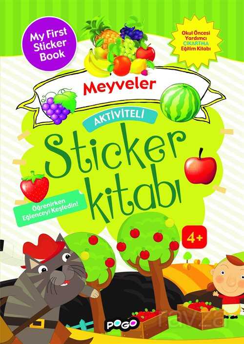 Aktiviteli Sticker Kitabı / Meyveler - 1