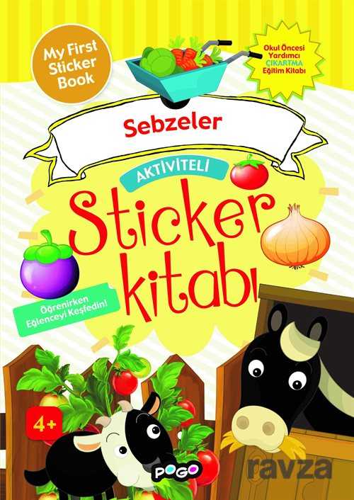 Aktiviteli Sticker Kitabı / Sebzeler - 1