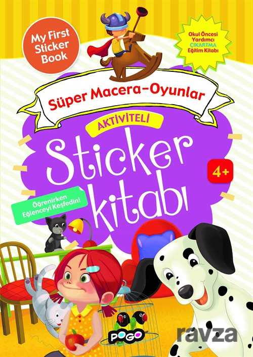 Aktiviteli Sticker Kitabı / Süper Macera - Oyunlar - 1