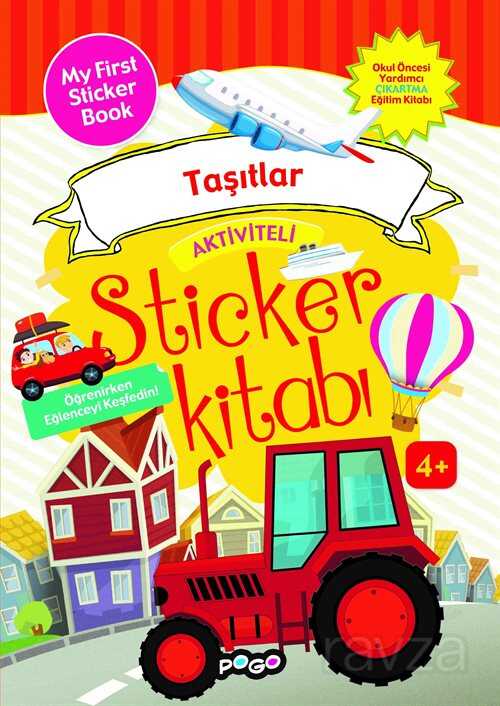 Aktiviteli Sticker Kitabı / Taşıtlar - 1