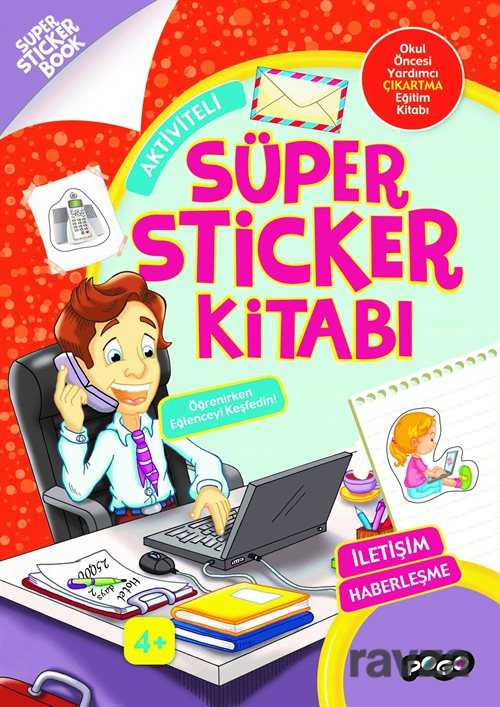 Aktiviteli Süper Sticker Kitabı / İletişim Haberleşme - 1