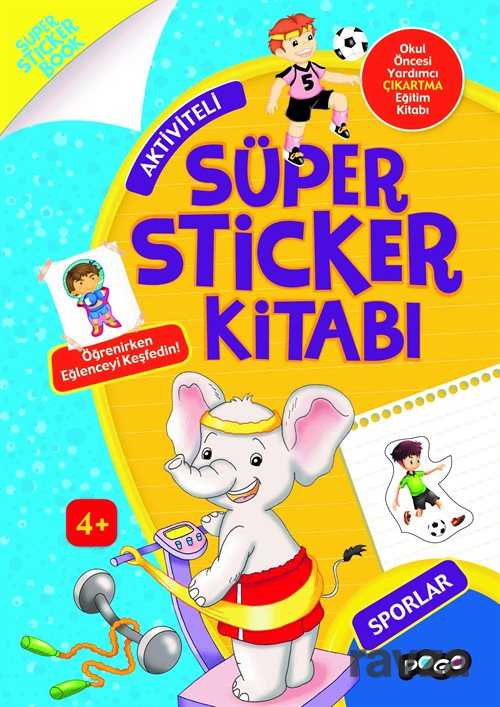 Aktiviteli Süper Sticker Kitabı / Sporlar - 1