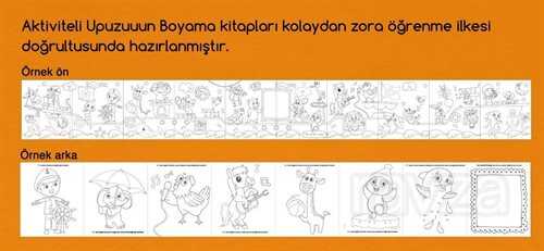 Aktiviteli Upuzuuun Boyama Kitabım Set (5 Kitap) - 3