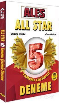 ALES All Star 5 Çözümlü Deneme - 1