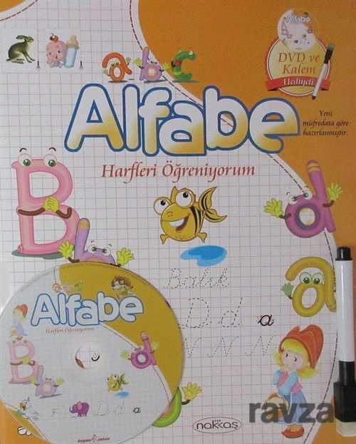 Alfabe / Harfleri Öğreniyorum ((Silgili Kalem+Cd İlaveli) - Nakkaş Yapım Prodüksiyon