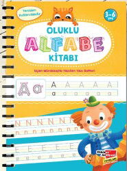 Alfabe Yazı Kitabı Sihirli Uçan Kalemli Oluklu (Kabartmalı) - Dikkat Atölyesi Yayınları