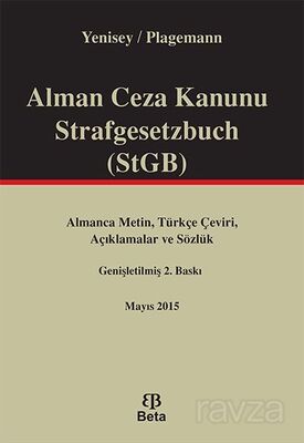 Alman Ceza Kanunu / Strafgesetzbuch - 1