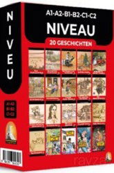 Almanca Hikaye 20'li Hikaye Seti Kutulu (A1-A2-B1-B2-C1-C2) Seviyelerinde Kare Kod Okumalı - Kapadokya Kitabevi