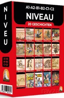 Almanca Hikaye 20'li Hikaye Seti Kutulu (A1-A2-B1-B2-C1-C2) Seviyelerinde Kare Kod Okumalı - 1