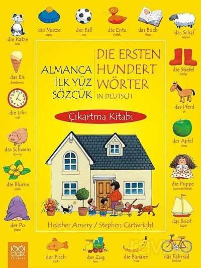 Almanca İlk Yüz Sözcük Çıkartma Kitabı - 1
