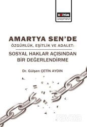 Amartya Sende Özgürlük Eşitlik ve Adalet - Eğitim Kitabevi