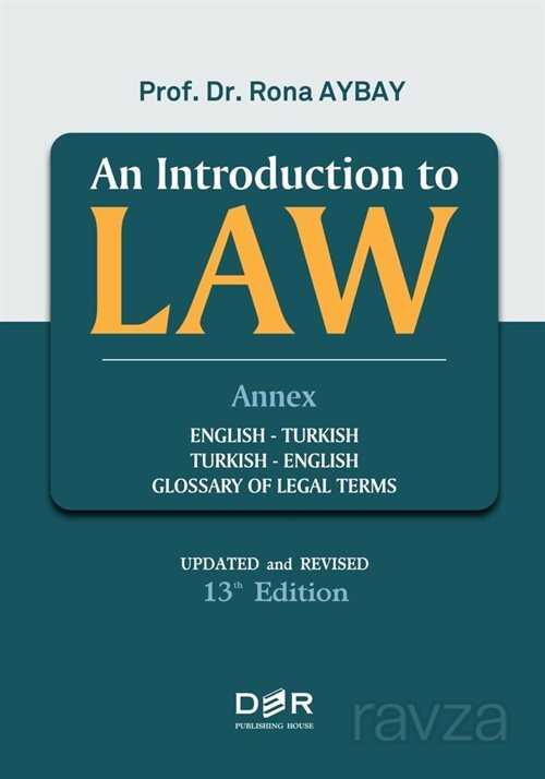 An Introduction To Law - Der Yayınları