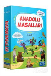 Anadolu Masalları Seti (Renkli Heceli 10 Kitap) (1. Sınıflar İçin Düz Yazılı) - Parıltı Yayıncılık