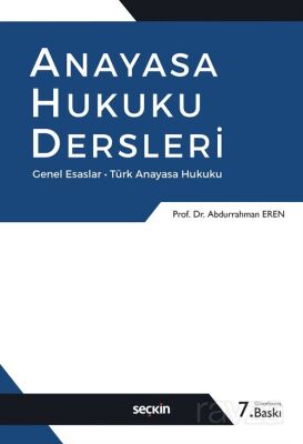 Anayasa Hukuku Dersleri - 1