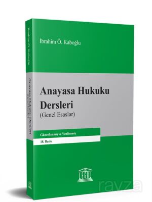 Anayasa Hukuku Dersleri (Genel Esaslar) - 1