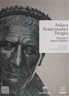 Ankara Araştırmaları Dergisi Cilt : 2 Sayı : 1 / Journal of Ankara Studies - 1