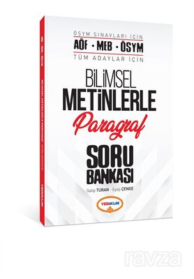 AÖF-MEB-ÖSYM Tüm Adaylar İçin Bilimsel Metinlerle Paragraf Soru Bankası - 1