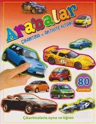 Arabalar Çıkartma ve Aktivite Kitabı - 1