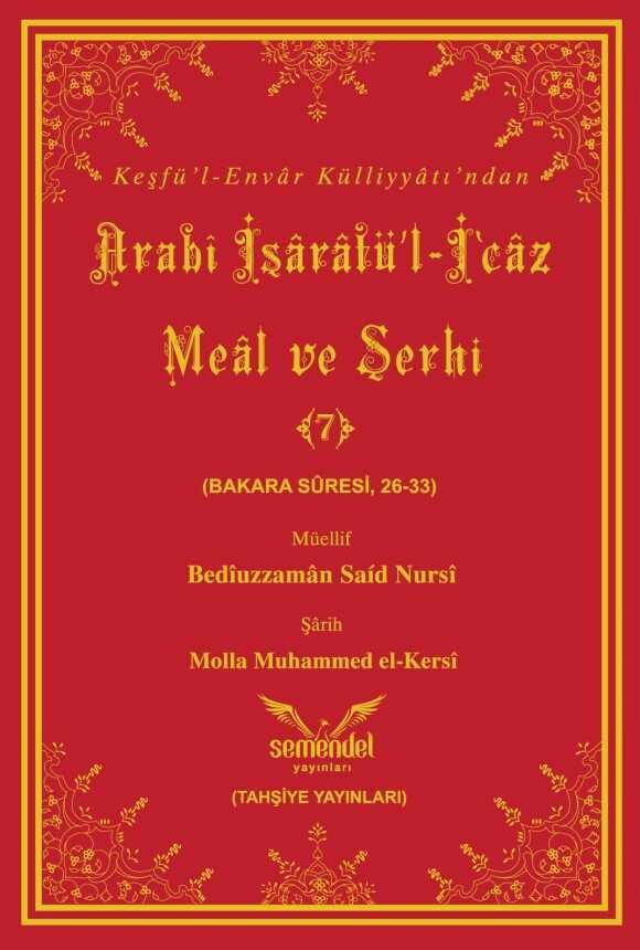 Arabi Isaratül - Icaz Meal ve Serhi 7 - 1