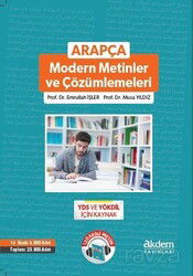 Arapça Modern Metinler ve Çözümlemeleri - Akdem Yayınları