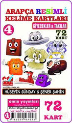 Arapça Resimli Kelime Kartlari 4 / Giyecekler - Takilar - Emin Yayınları (Bursa)