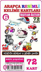 Arapça Resimli Kelime Kartlari 6 / Tasitlar - Aletler - Emin Yayınları (Bursa)