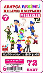 Arapça Resimli Kelime Kartlari 7 / Meslekler - Emin Yayınları (Bursa)