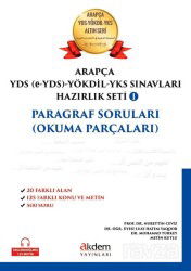 Arapça YDS (E- Yds) Yökdil Sınavları Hazırlık Seti 1 Paragraf Soruları ( Okuma Parçaları ) - Akdem Yayınları