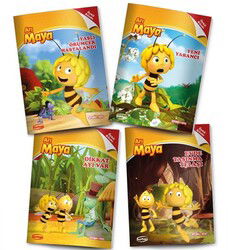 Arı Maya Öykü Kitapları Seti (4 Kitap Set) - Burhan Yayınları