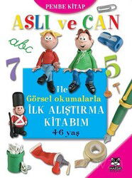Aslı ve Can ile Görsel Okumalarla İlk Alıştırma Kitabım (Pembe Kitap) - Marsık Kitap