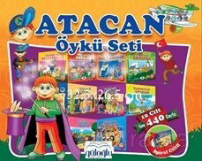 Atacan Öykü Seti ( 10 Kitap, Spiral Ciltli, Çantalı ) - Güloğlu Yayıncılık