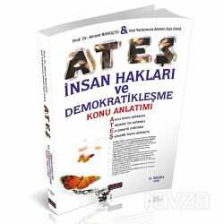 Ateş İnsan Hakları ve Demokratikleşme Konu Anlatımlı - Savaş Yayınları - Sınav Kitapları